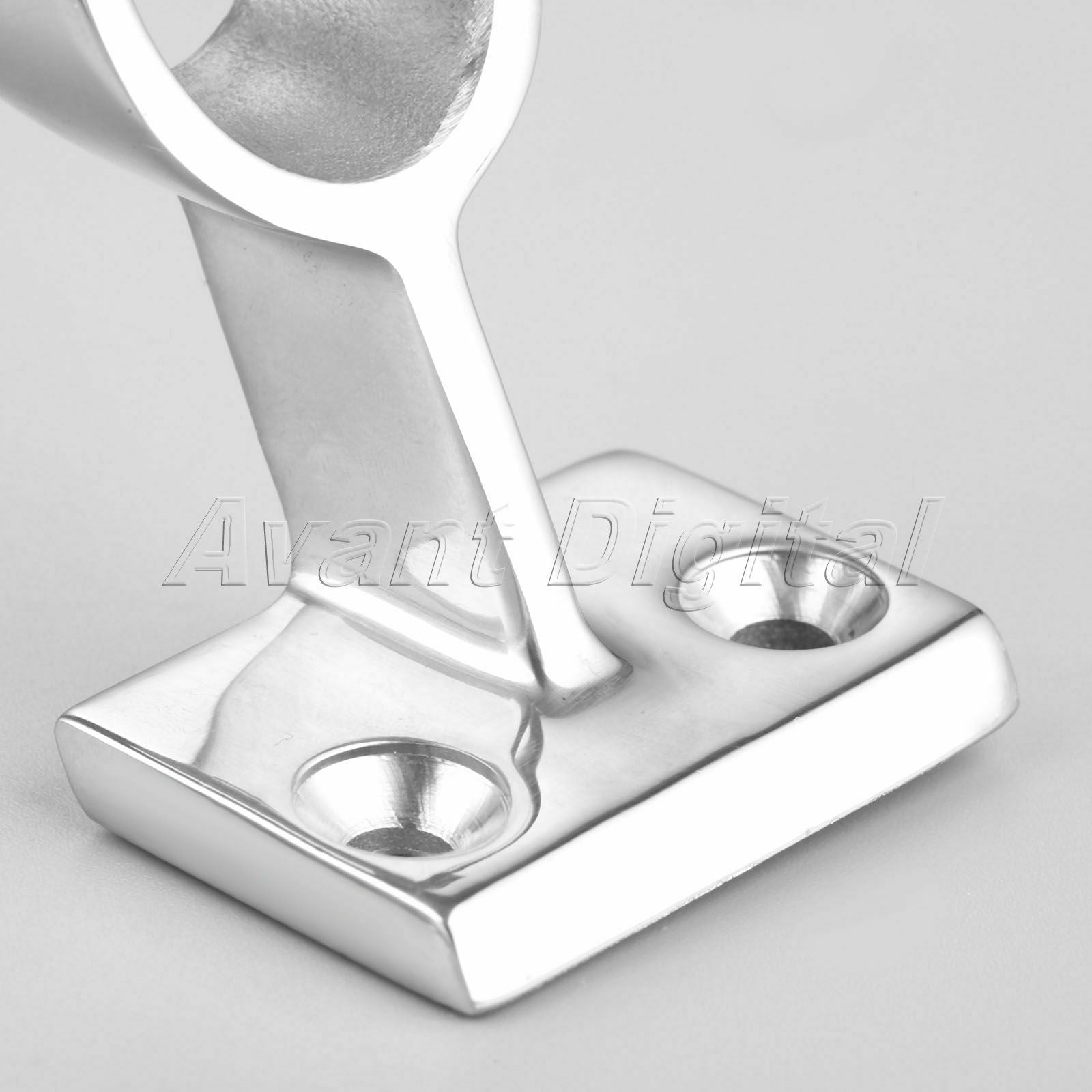 Boat Hand Rail Center Stanchion 60 Degree For Pipe 7/8" 22mm 316 Stainless Steel