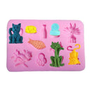 Soap Molds Chocolate Candy Molds Decorating Exquisite Horror Cat and Fish Gift
