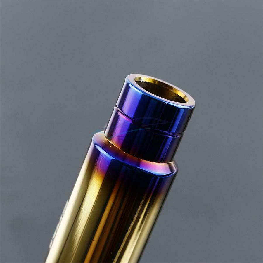 1PCS Car Aluminum Burned Blue Universal Shift Knob Shift Lever Head V2 -13CM