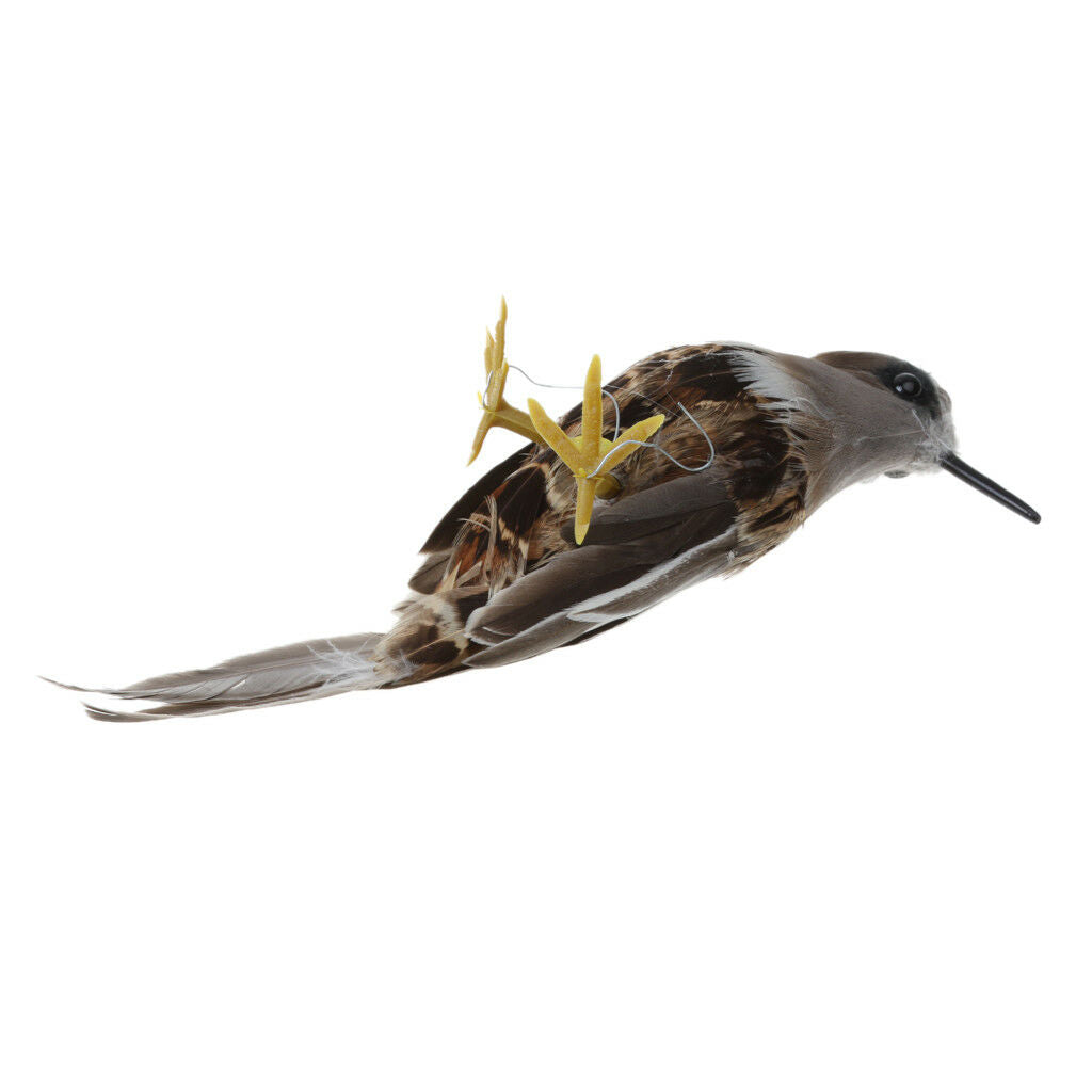 Handcraft Bird Feathered Bird Garden Home   Tree Decor Lifelike 12cm #6