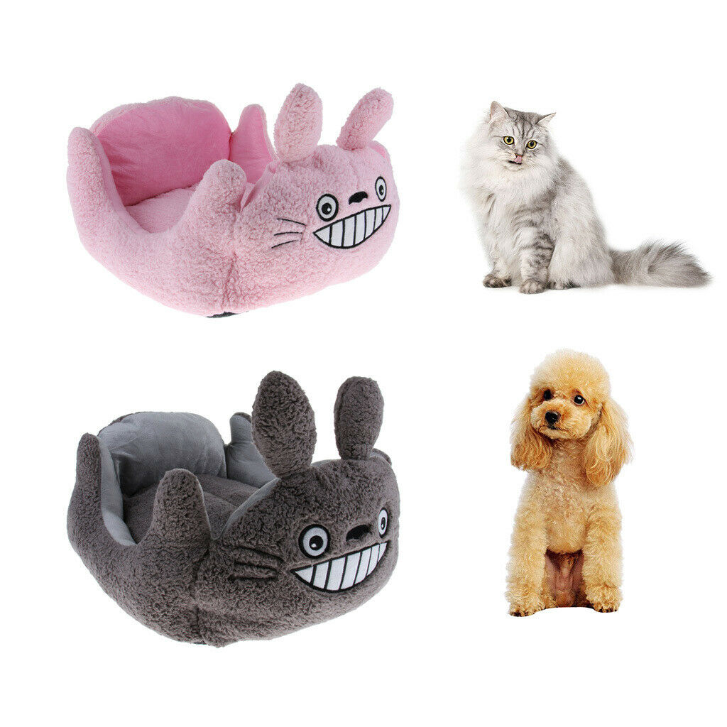Cartoon Shape Dog Nest Pet Kennel Supplies Super-soft Cat Bed Dog House Pink