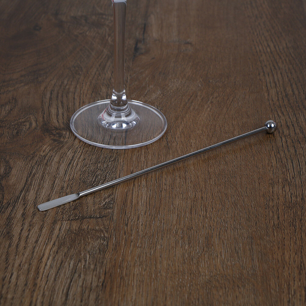 Swizzle sticks metal- stainless steel mixing cocktail coffee stirrers wine Tt