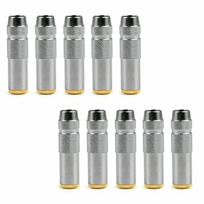 10 PC New Copper 3.5 mm Female Jack Stereo Audio Cable Connectors