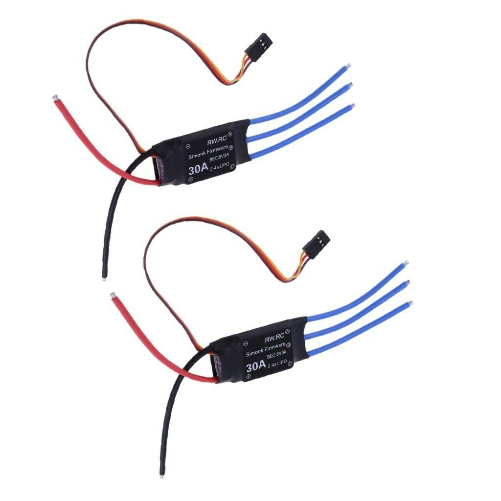 30A 2-4S Brushless ESC 5V 3A Speed Control For RC  Racing Drone Parts