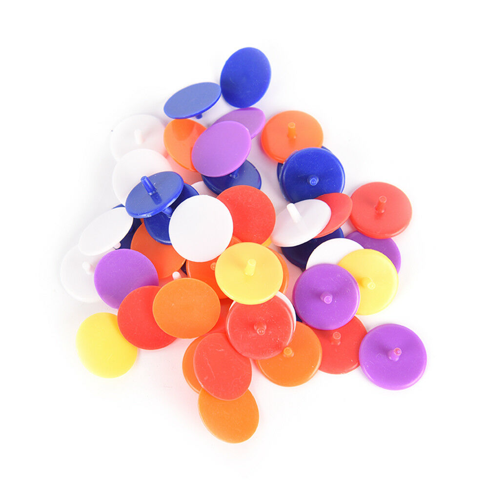 50X Plastic Golf Ball mark Position Markers Diameter 24mm Golf Accessorie.l8