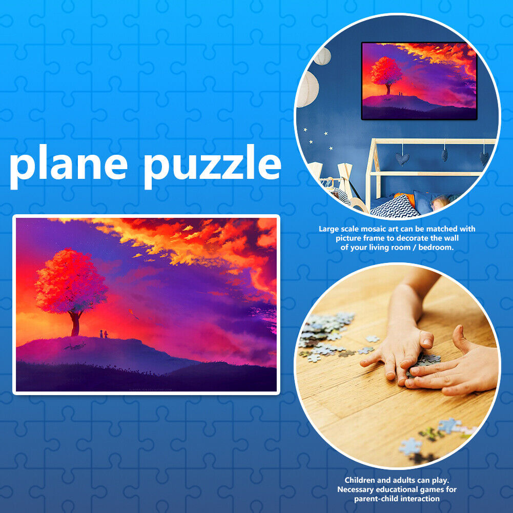 1000pcs Paper Puzzles Jigsaw Fantasy Sky DIY Kids Adults Assemble Toys @
