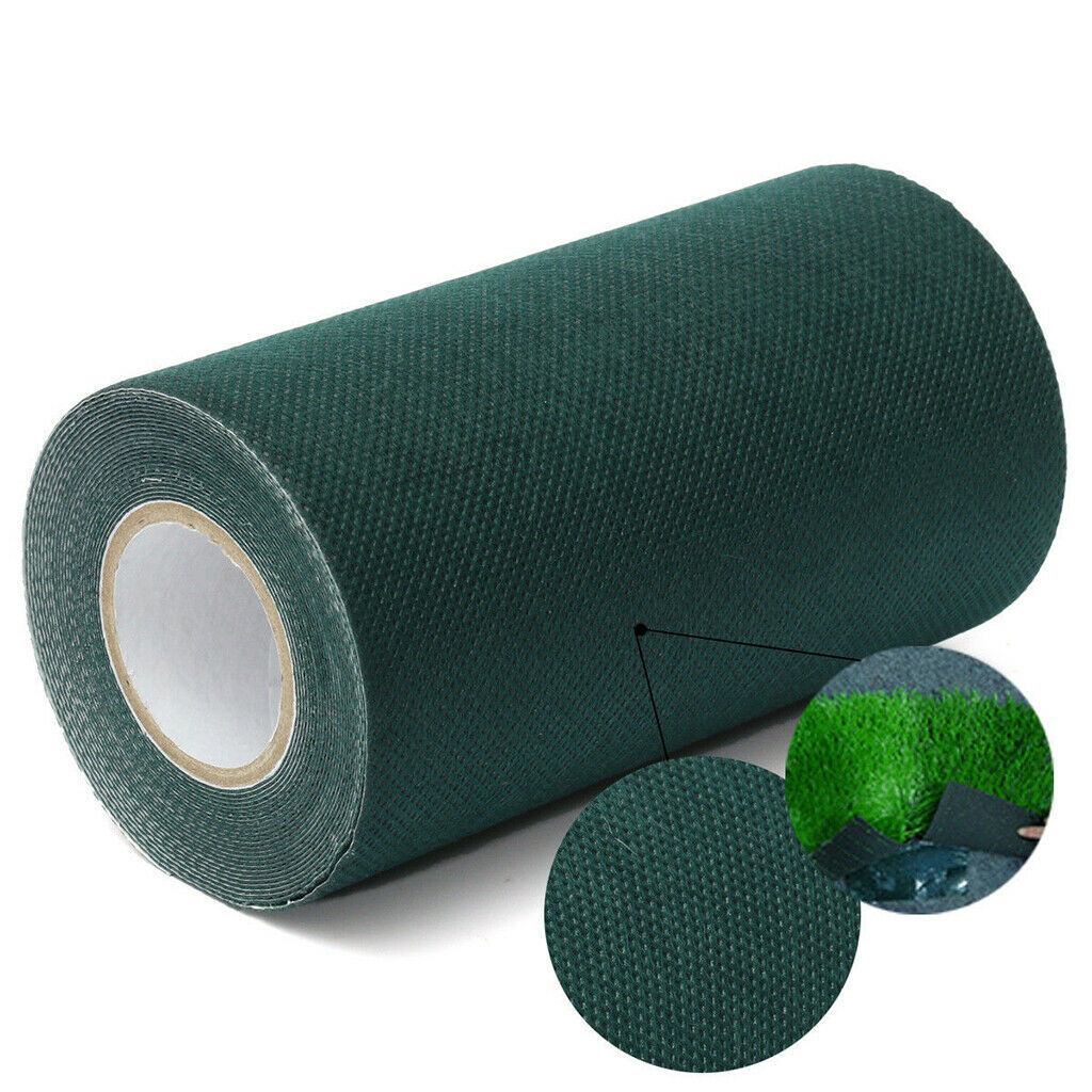 Artificial Grass Seaming Tape Self-Adhesive Tape- 15cmx5m/ 6''x16.5ft, Green