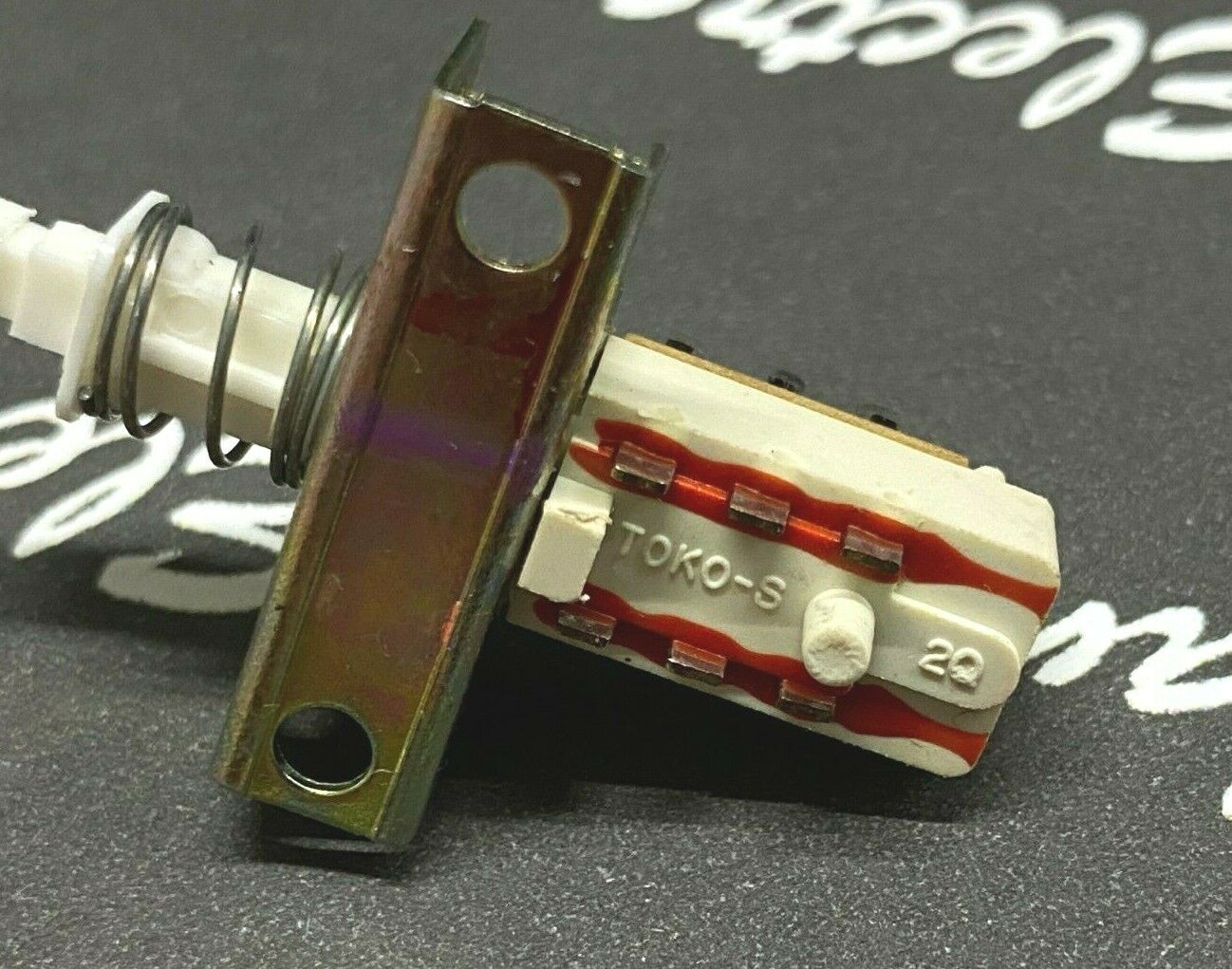 1pcs - TOKO-S 125Vac Push Button Switch - NOS MADE IN JAPAN