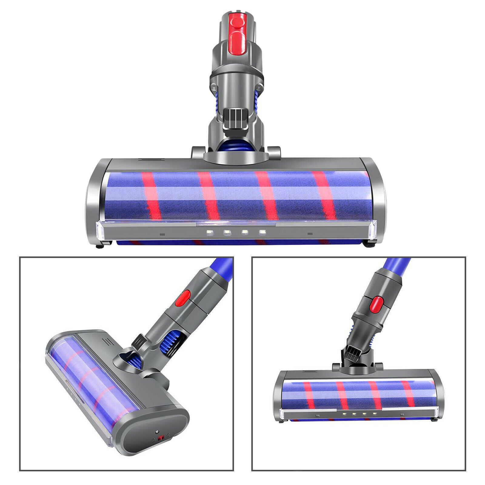 Fluffy Soft Floor Head Fit for Dyson Vacuum Cleaner V7 V8 V10 V11 Parts