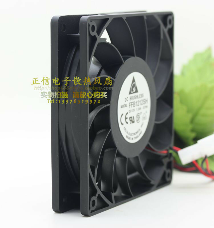 for Delta FFB1212SH 12V 4 wire 12025 120*120*25mm PWM Brushless DC Cooling Fan