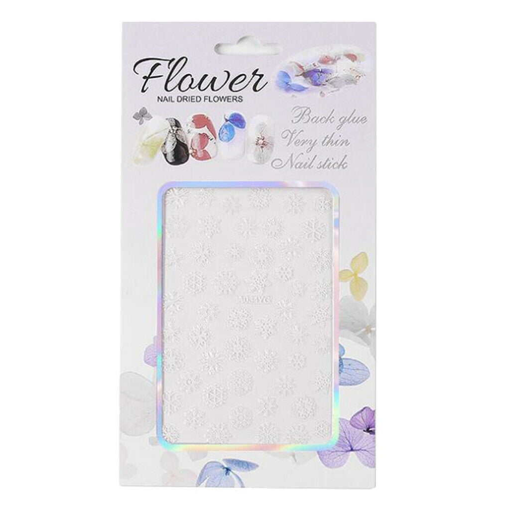 5pcs DIY Luminous Adhesive Manicure Nail Design Stickers Decals Stencils