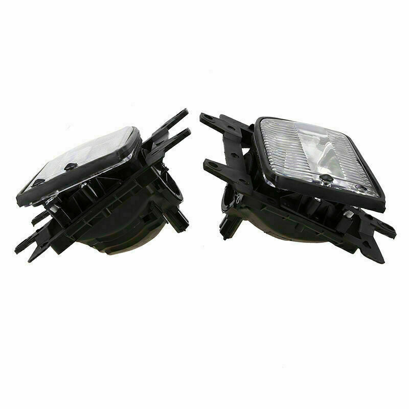 Pair Front Bumper Fog Light Lamp Housings Clear Lens For BMW E30 318i 325i 82-91