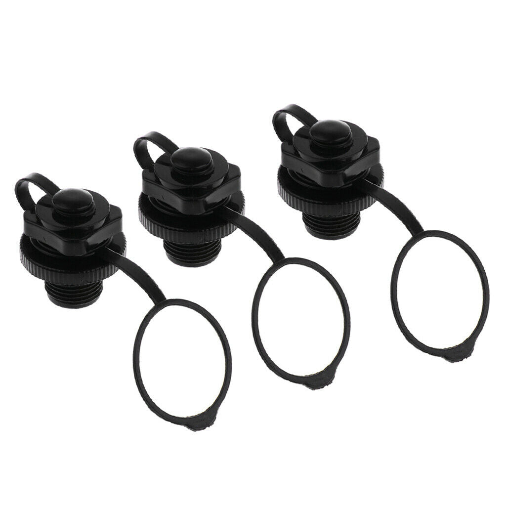 3X   22MM   SPIRAL   AIR   VALVE   PLUG     - WAY   INFLATION   REPLACEMENT
