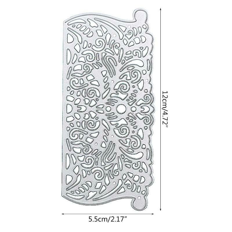 Greeting Card Cover Border Die-Cuts Stencils for DIY Scrapbooking Carbon Steel