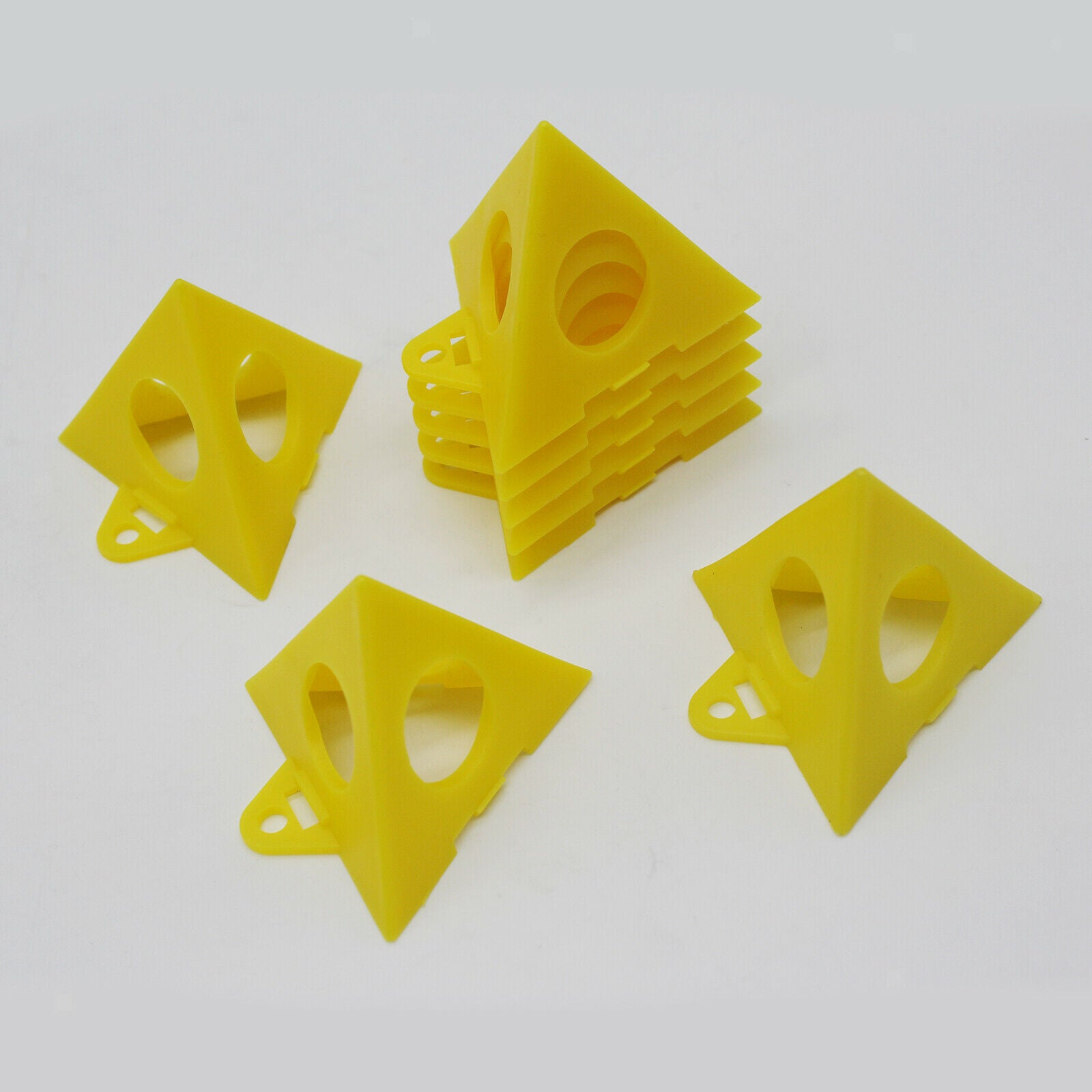 10 Pieces Stackable Door Risers Acrylic Pouring Crafts Canvas Stands Feet