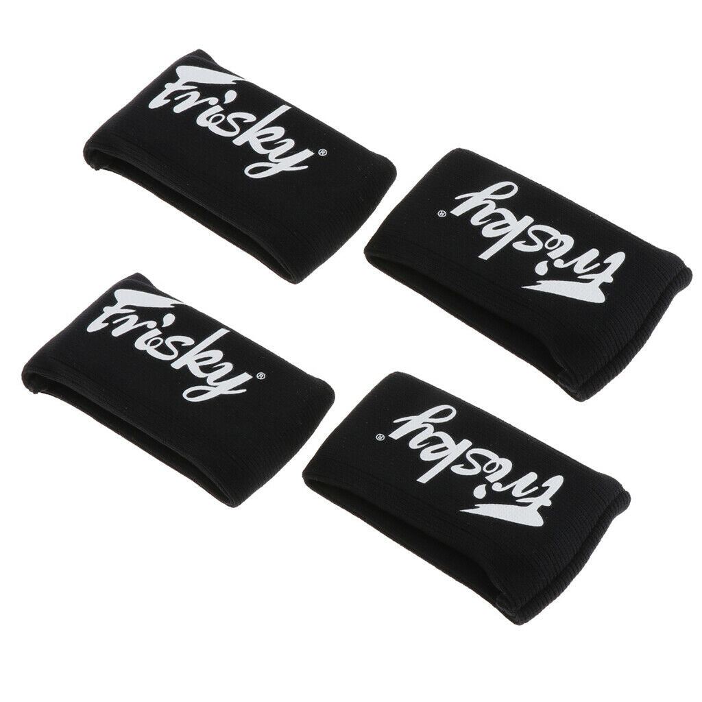 4Pcs/Set Gel Boxing Knuckle Guards Protectors - Black