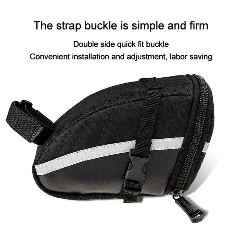 Bicycle Tail Bag MTB Road Bike Seat Cushion Bag Cycling Rear Seat Bag Glue-FU8K1