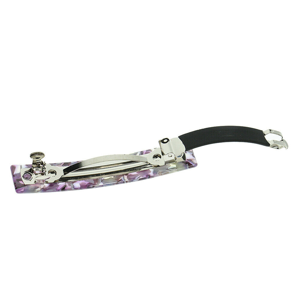 2x Chic Acetate Leopard Large Hair Clip Pin Spring Barrette Hair Accessories