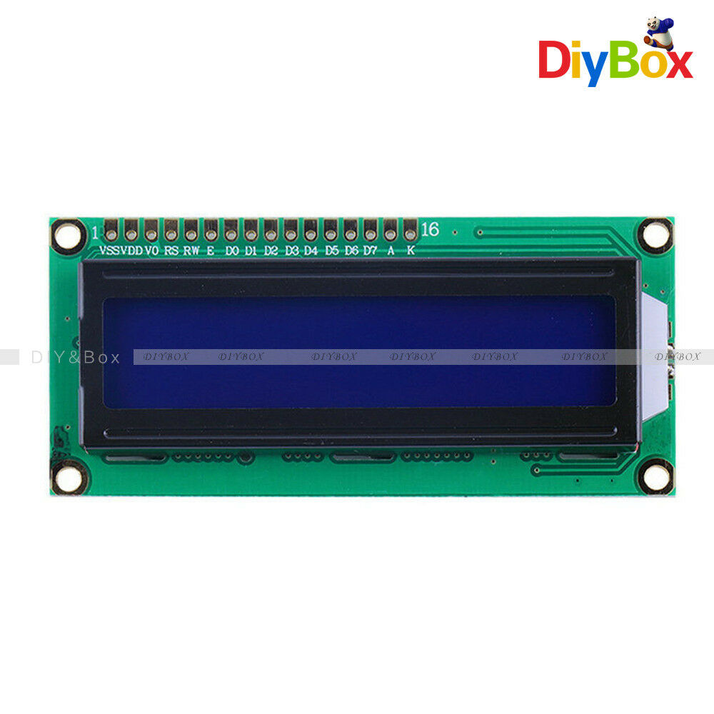 Blue Backlight LCD1602 3.3V 16X2 Lines White Character LCD 1602A F Raspberry Pi