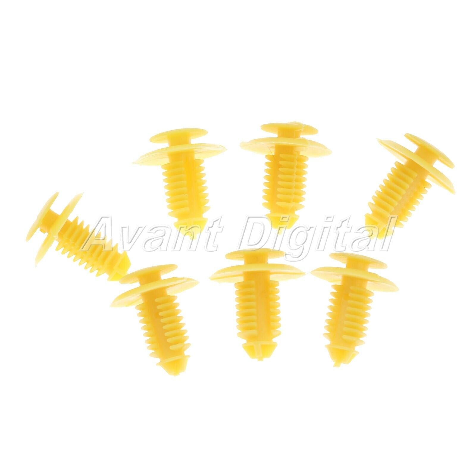 20 x Yellow Clips Fastener Fender Rivets EKM100270 23mm Fits for Rover 75 Models