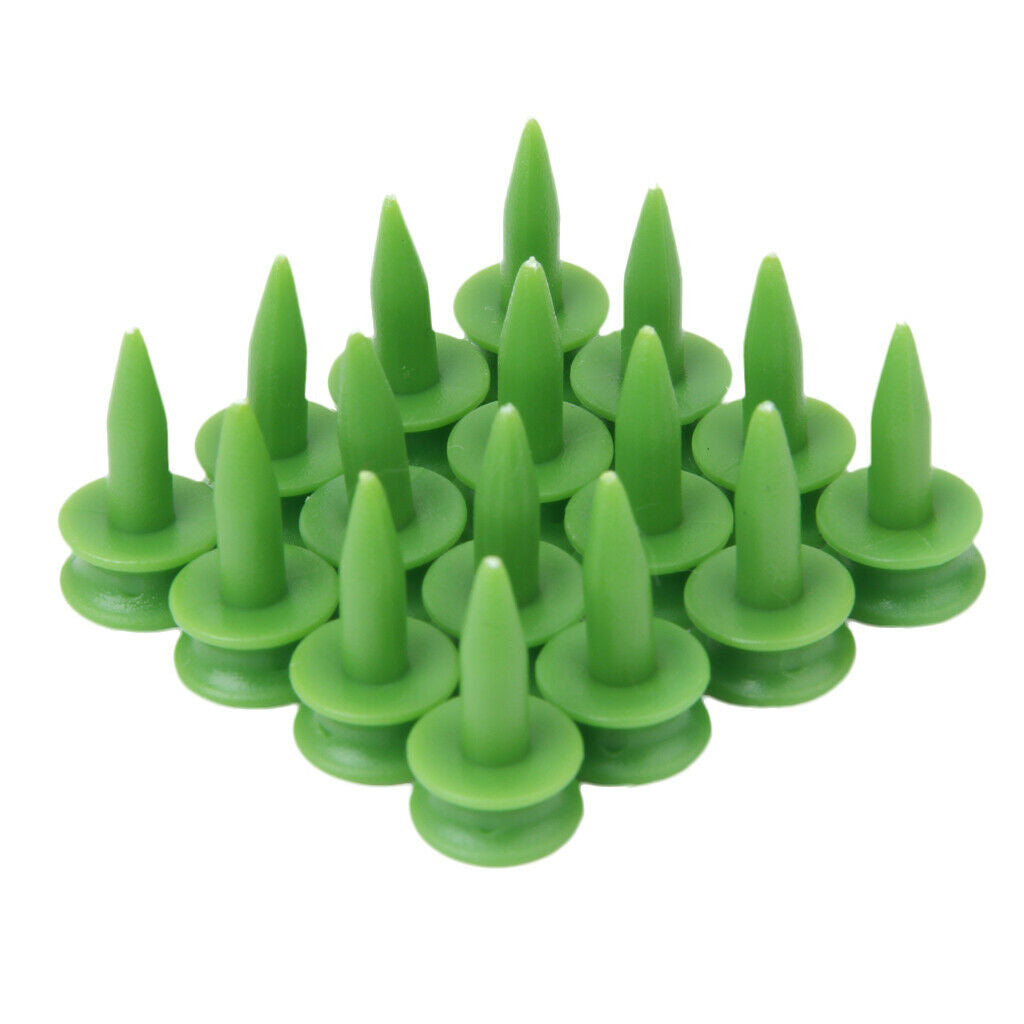 Prettyia   Pack   of   100   Plastic   Green   Castle   Golf   Tees   23mm