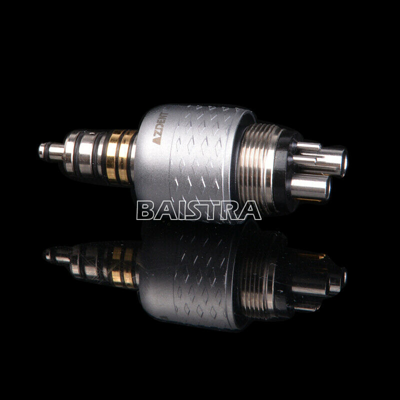 3X Dental Quick Coupling Coupler Connector for 6 Holes RQ-04 Fiber Handpiece
