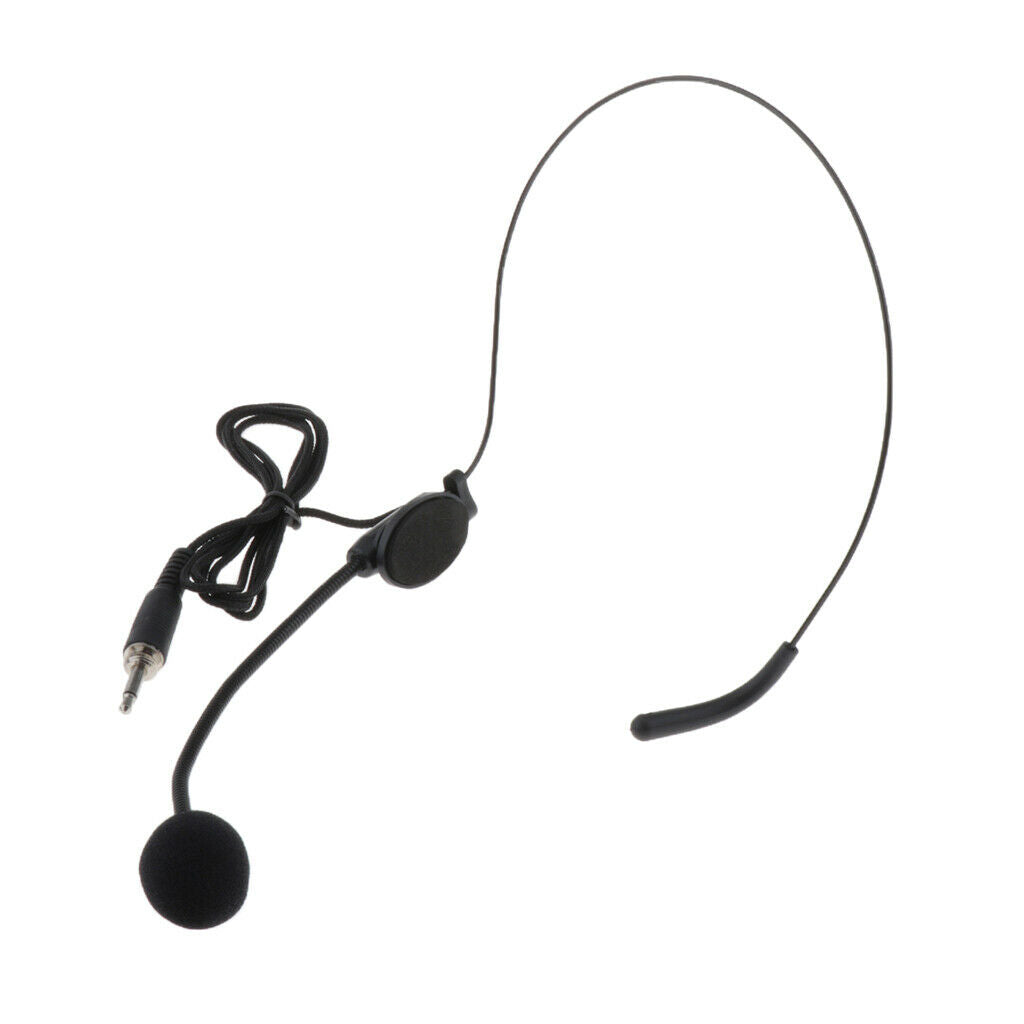 1/8" (3.5mm) Headset Microphone Condenser System for Speakers Broadcasting
