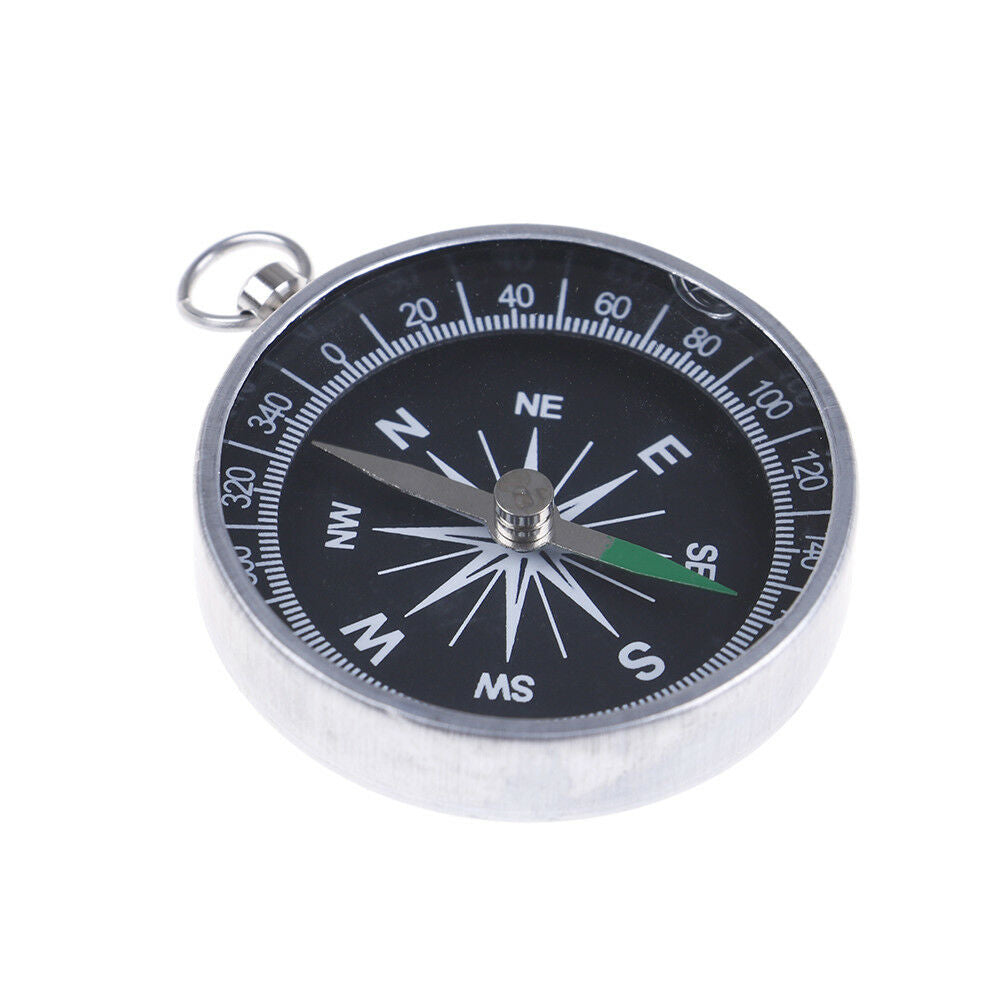 Pocket Hiking Camping Lightweight Aluminum Outdoor Emergency Compass Navig.l8