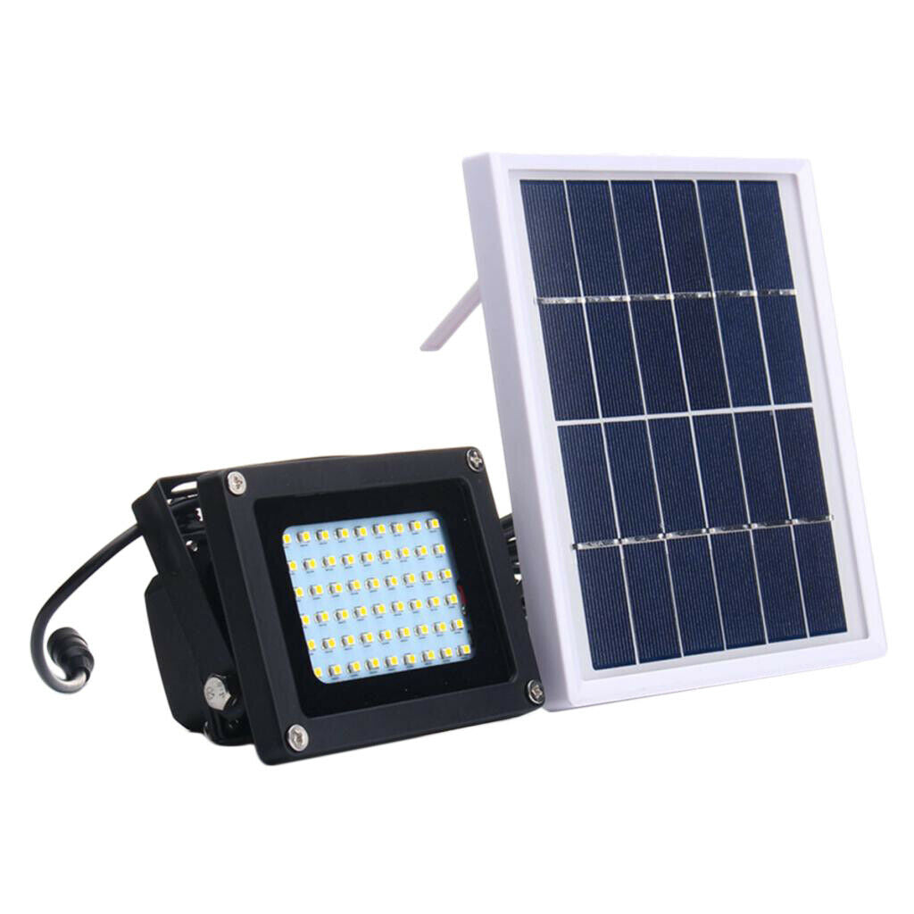 54Leds IP65 Flood Spot Light 800-1000LM For Yards Streets Garages Security