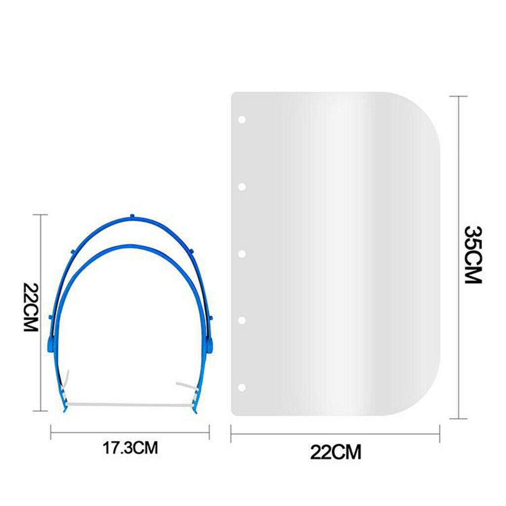 2x Face Shield Cover Guard Anti-splash Anti-Fog Kitchen BBQ Visor Hat Unisex