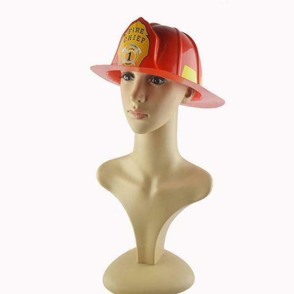 Firefighter Costume Helmet for Boys and Girls Pretend Play Set for Kids, Fireman