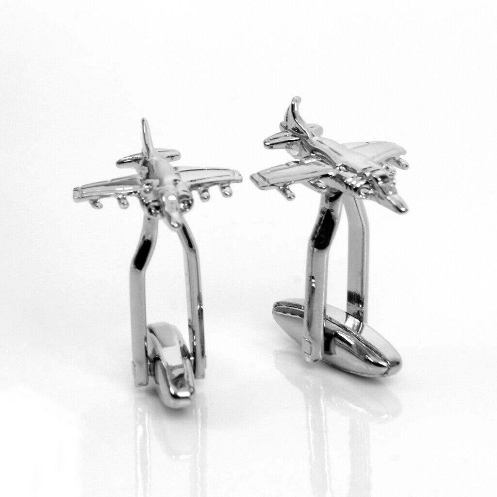 2x Marines Plane Men's Suit Shirt Shirt Cuff Link Cufflinks