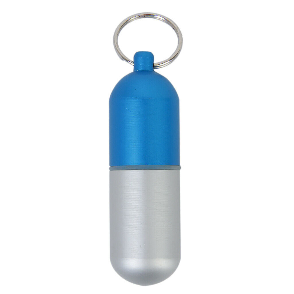 Alloy Pill Case Multiple Splitter Storage Compartment Box Vitamin Capsule