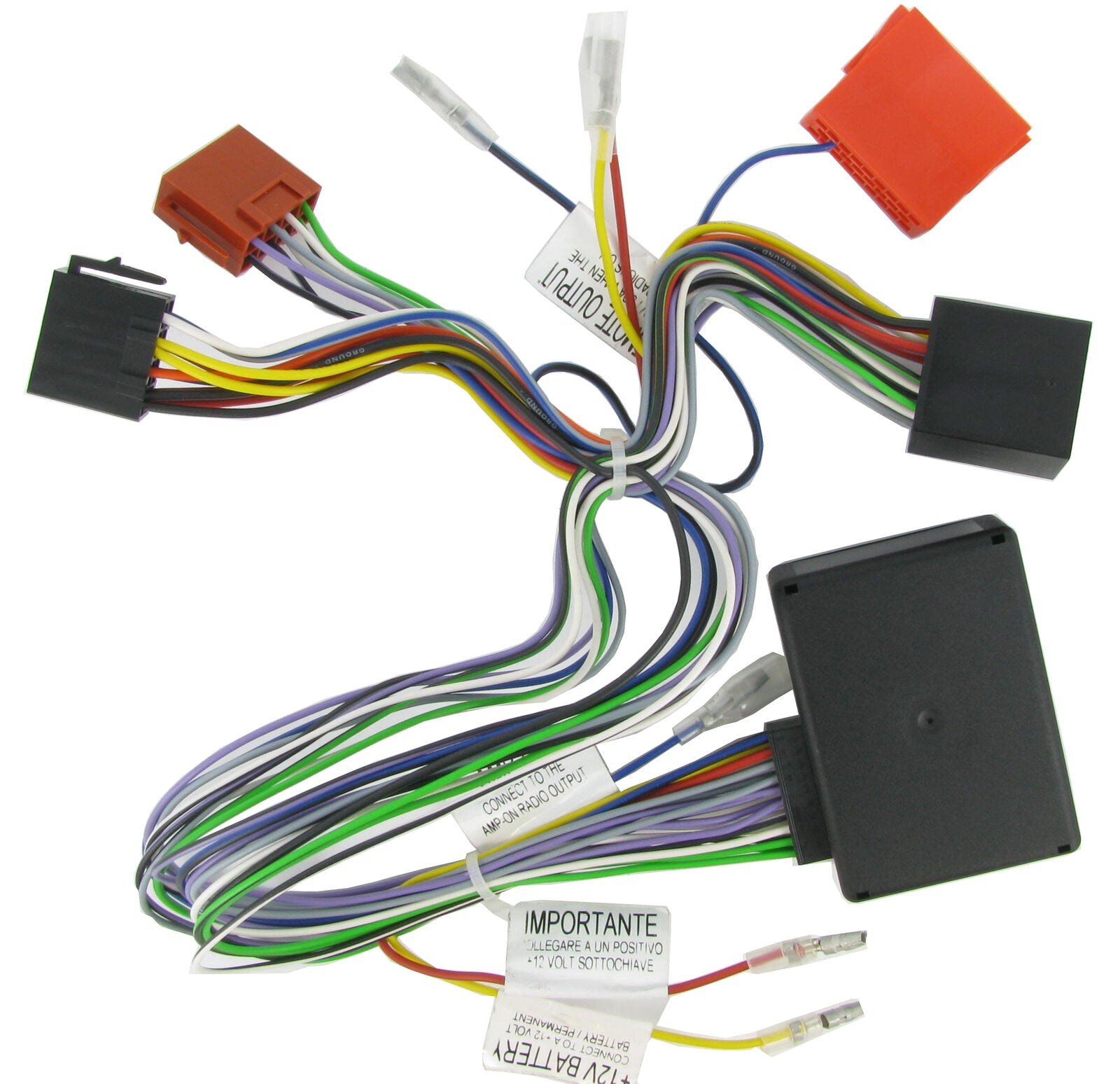 CT53-LA01 ACTIVE SYSTEM ADAPTER HARNESS FITS LANCIA DELTA/MUSA/THESIS/YPSILON