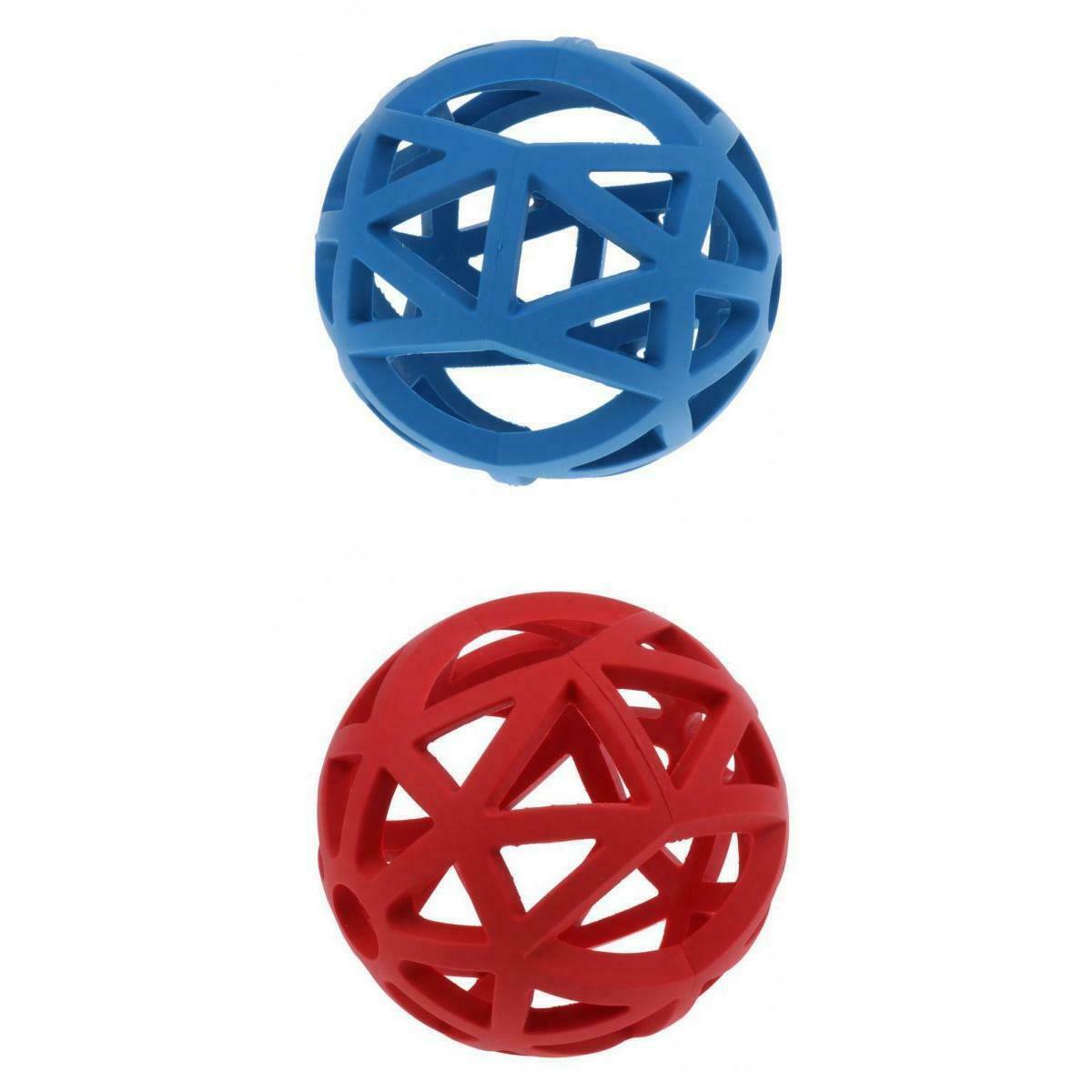 2 Pcs Interactive Dog Toys Durable Small Medium Dog Chewing Balls