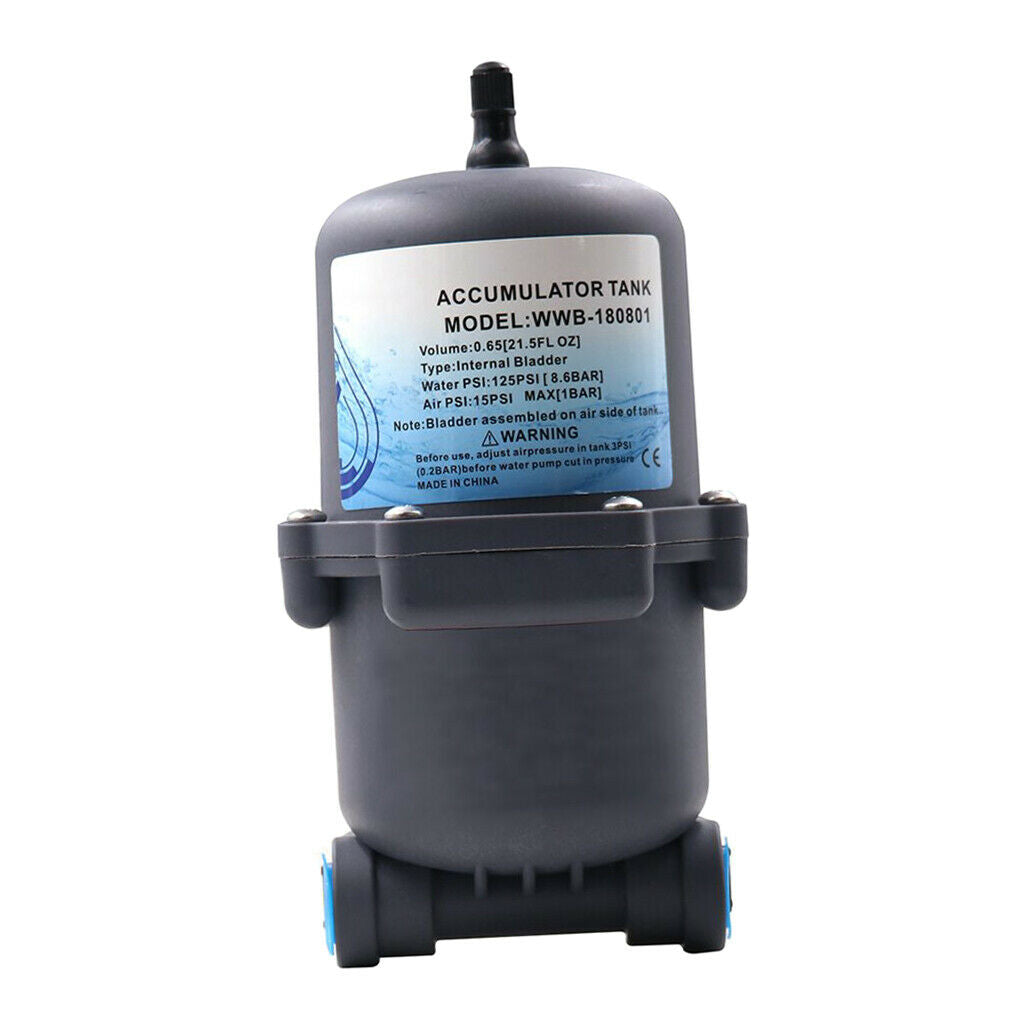 Heavy Duty Accumulator Tank for RV Yacht Caravan Assy 125psi Water System 1/2