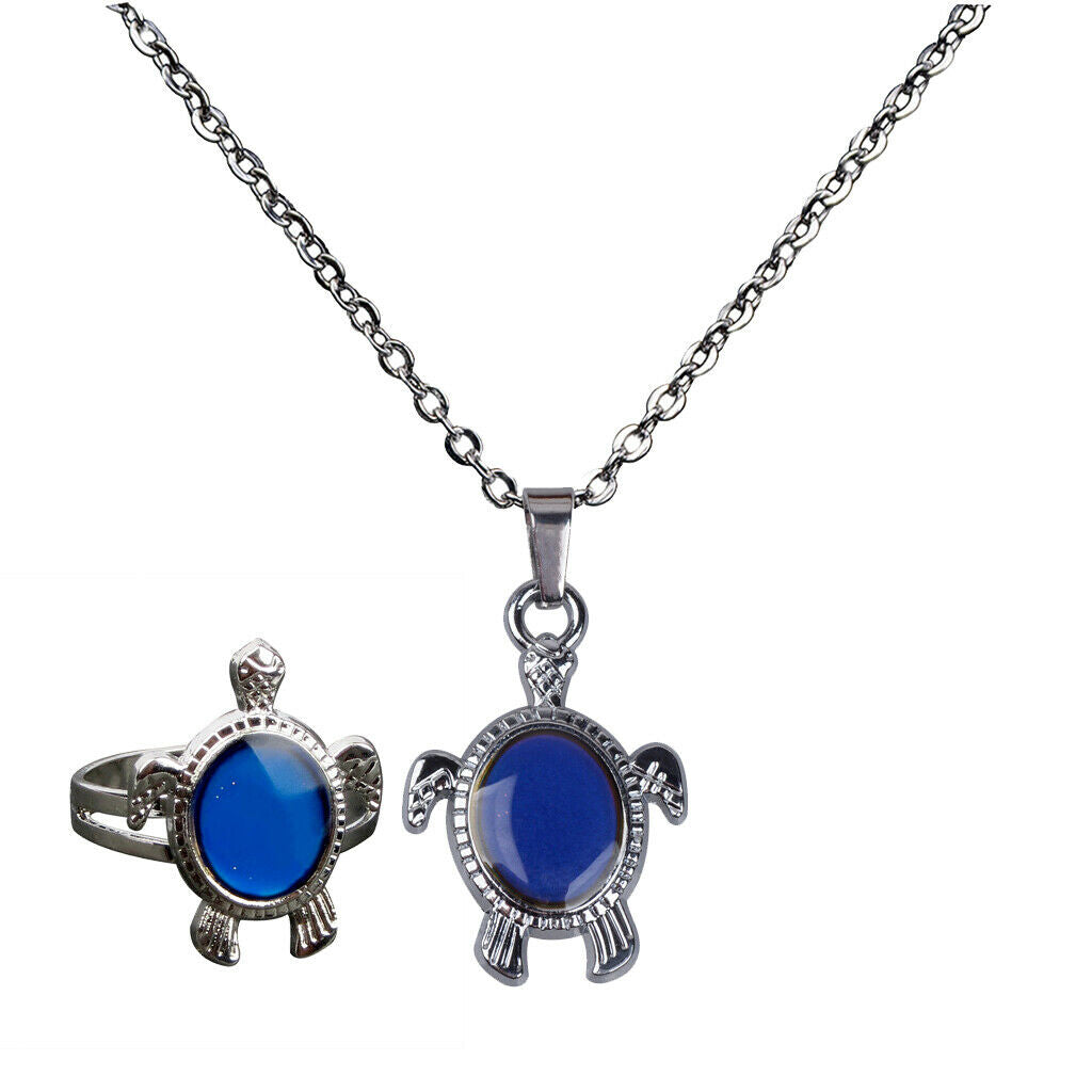Temperature Necklace  Color Change Jewelry Set