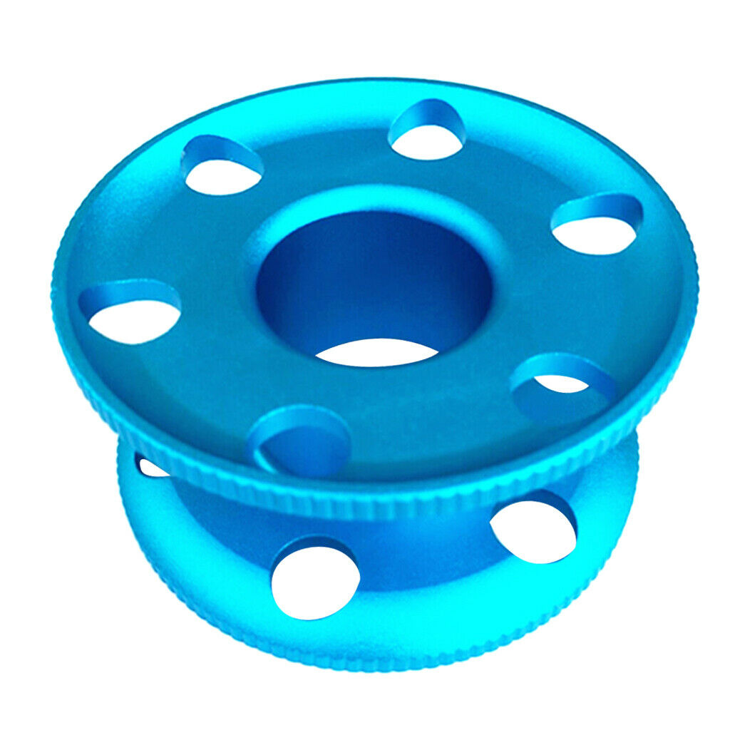 2x Aluminum Diving Finger Spool Reel Guide Line Spool