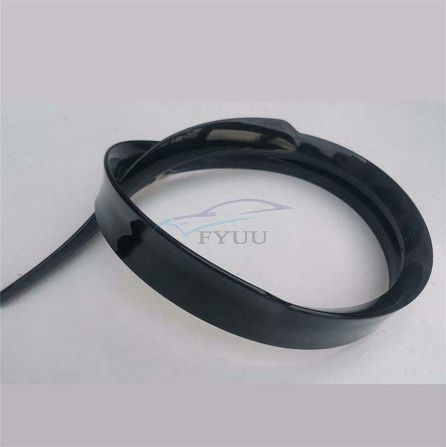 99CM PU Glossy Black Car Universal Rear Roof Lip Spoiler Lip Wing Tail Body Kit