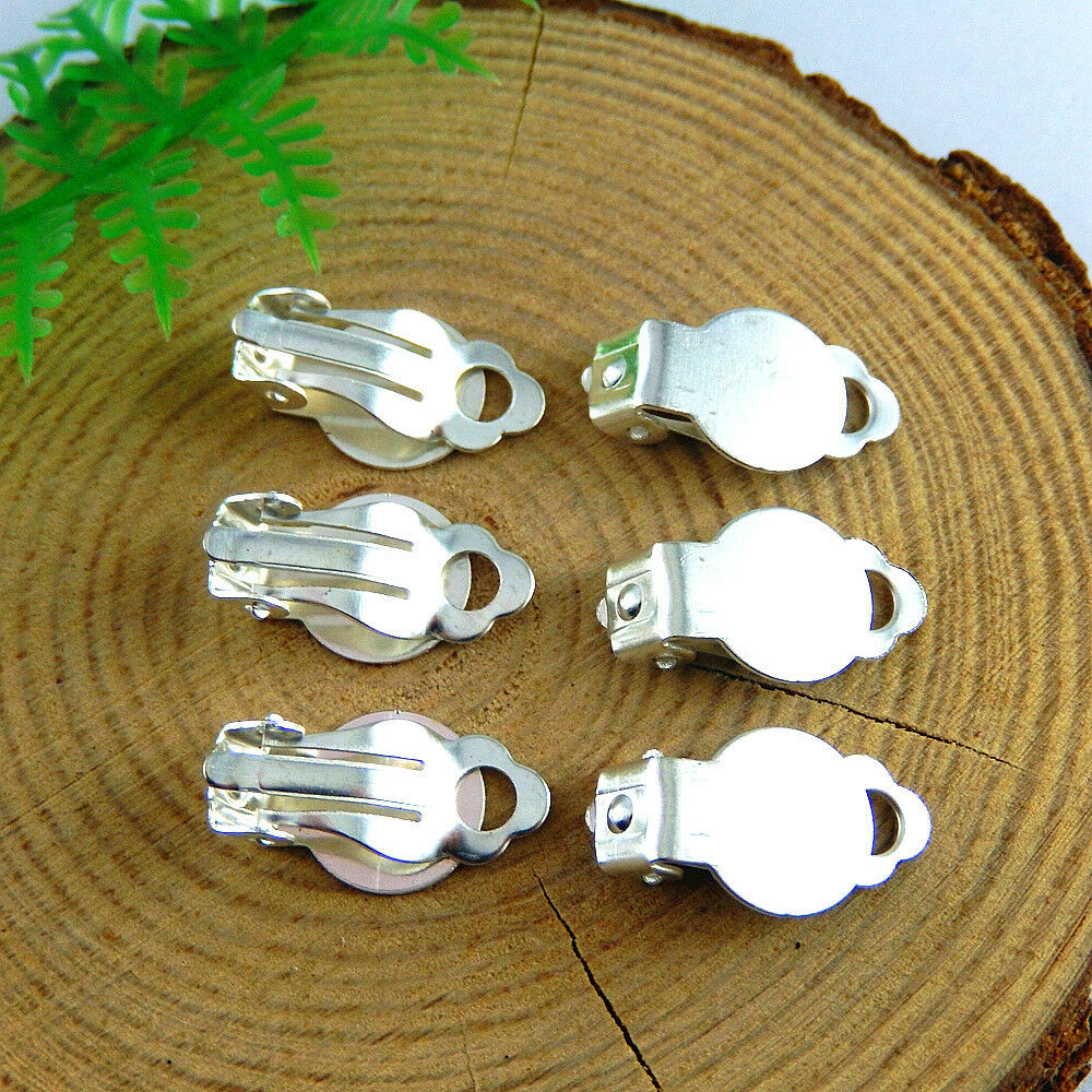 80PCS White K Tone Iron Hair Clips Clasp Hair Accessories Crafts Findings 51245