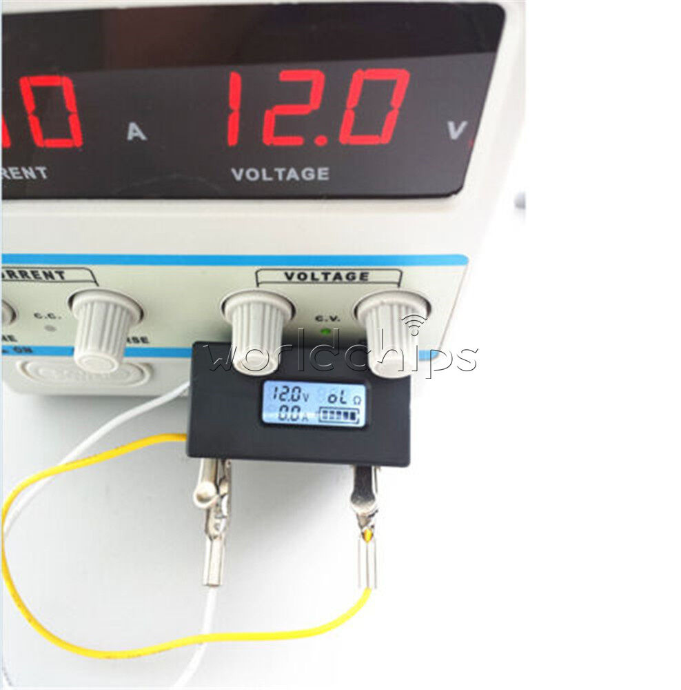 Li-ion Lithium Battery Tester LCD Meter Kit Voltage Current Capacity 18650 26650