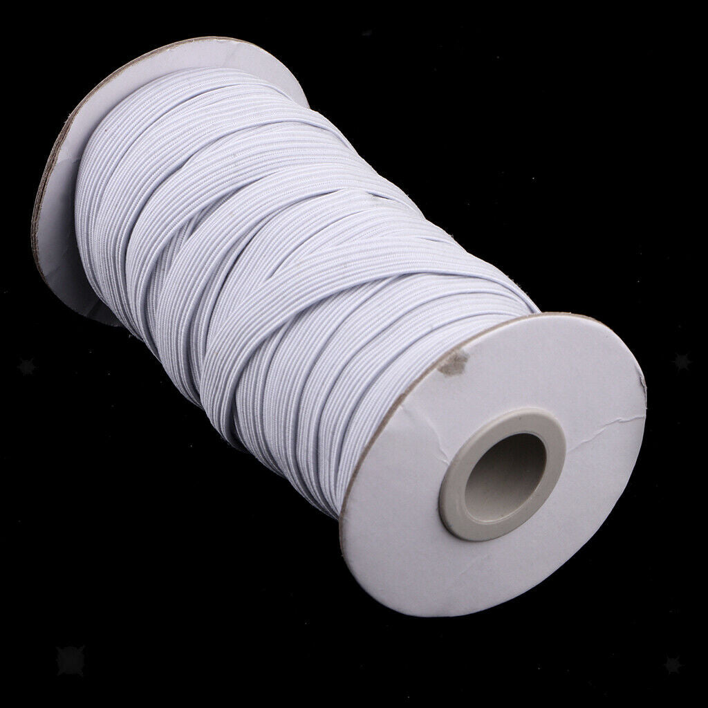 Elastic Band 6 Mm Wide, Elastic White Trousers Rubber Elastic Cord Elastic
