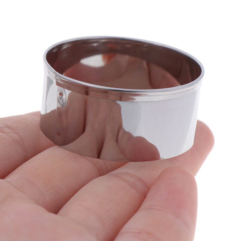 5 Set Round Circle Stainless Steel Cookie Cutter Biscuit DIY Baking Pastr.l8