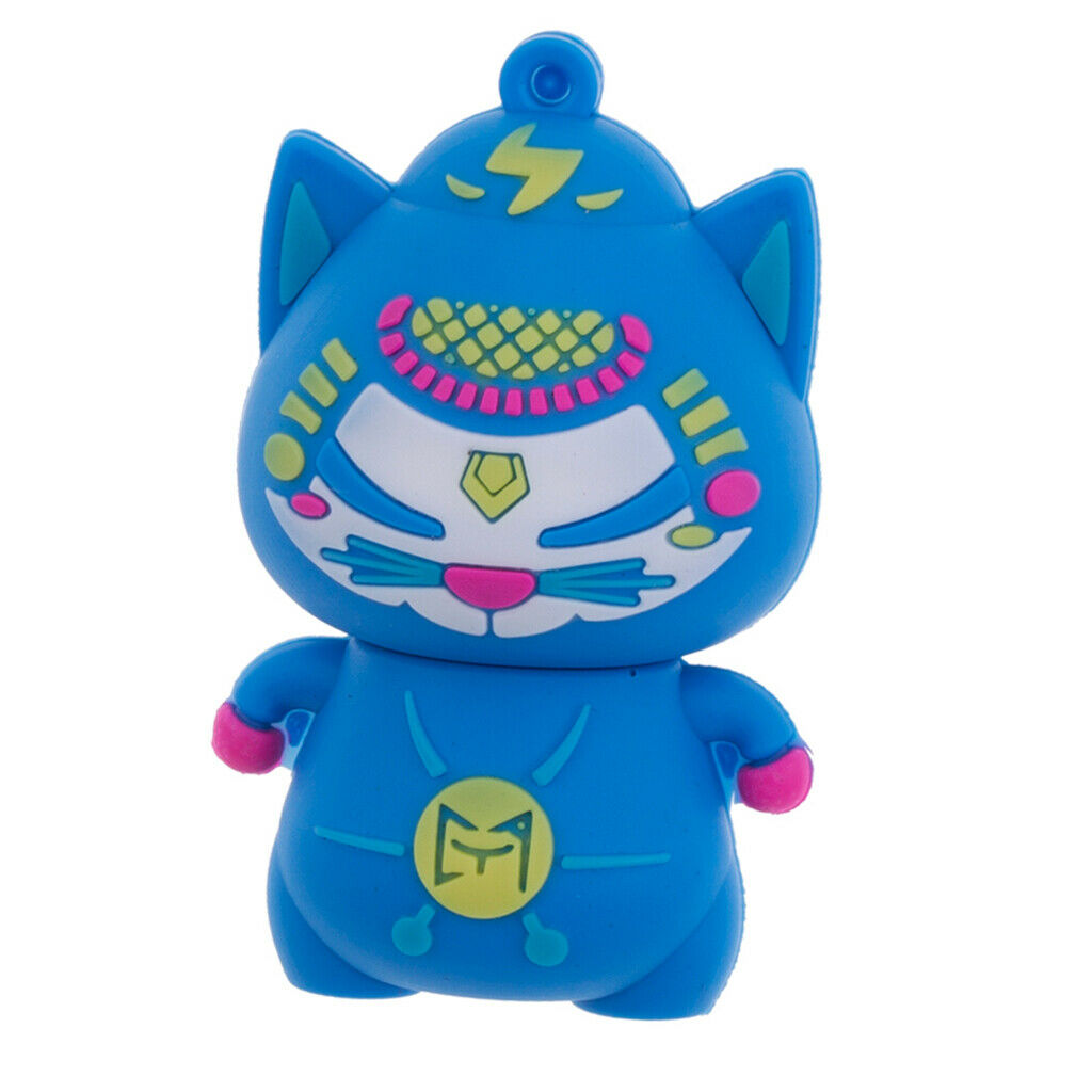Monster Shape Disk Drive Flash Memory Stick Pen for PC Computer Laptop Blue 32GB