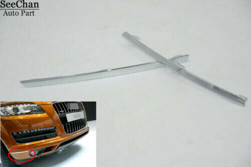 Fit for Audi Q7 2010-2015 Fog Light Trim Driving Lamp Spoiler Trim LEFT + RIGHT