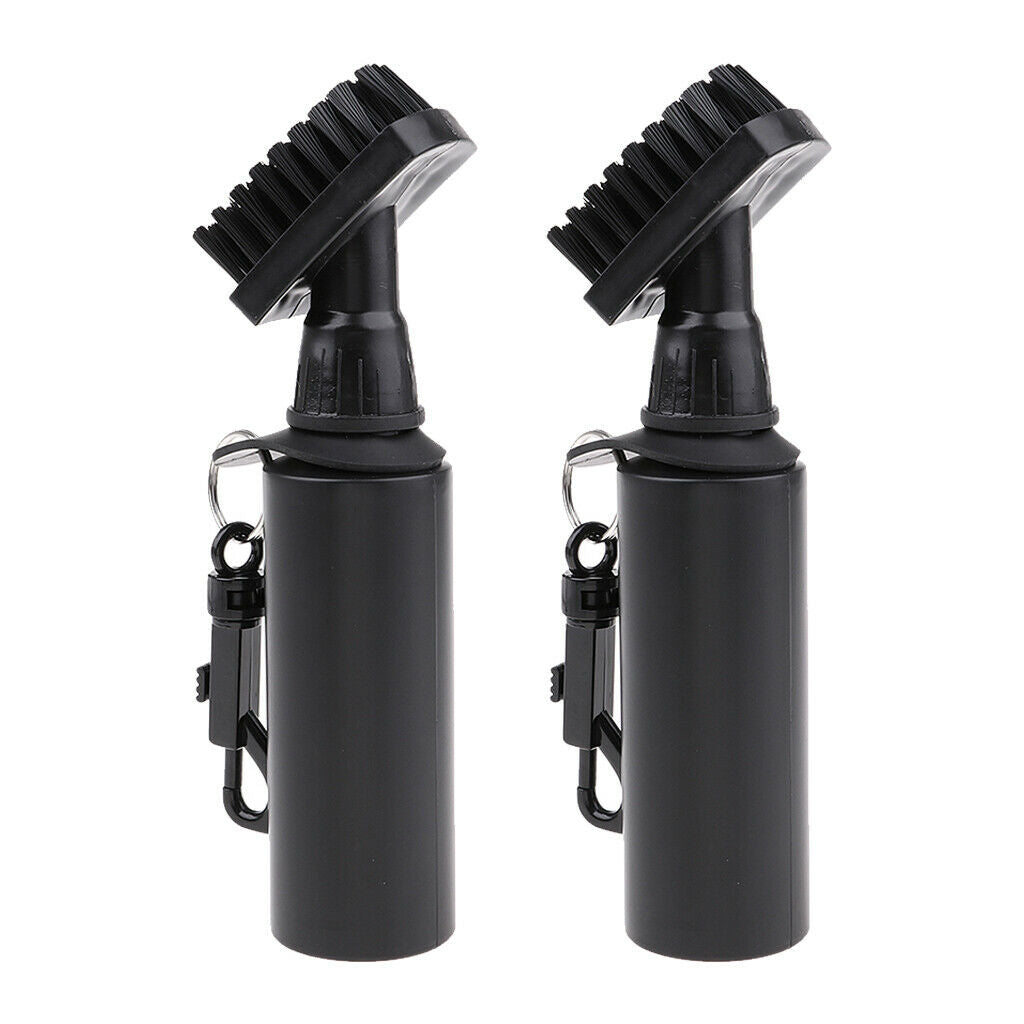 2Pcs Golf Club Cleaning Brush Self-Contained Water Brushes Cleaner with Clip