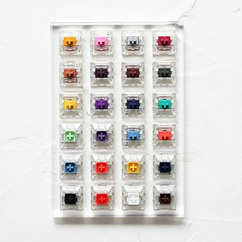24 Key Acrylic Switch Tester for Cherry Mx Switches for Gateron Zealio for KaiN2