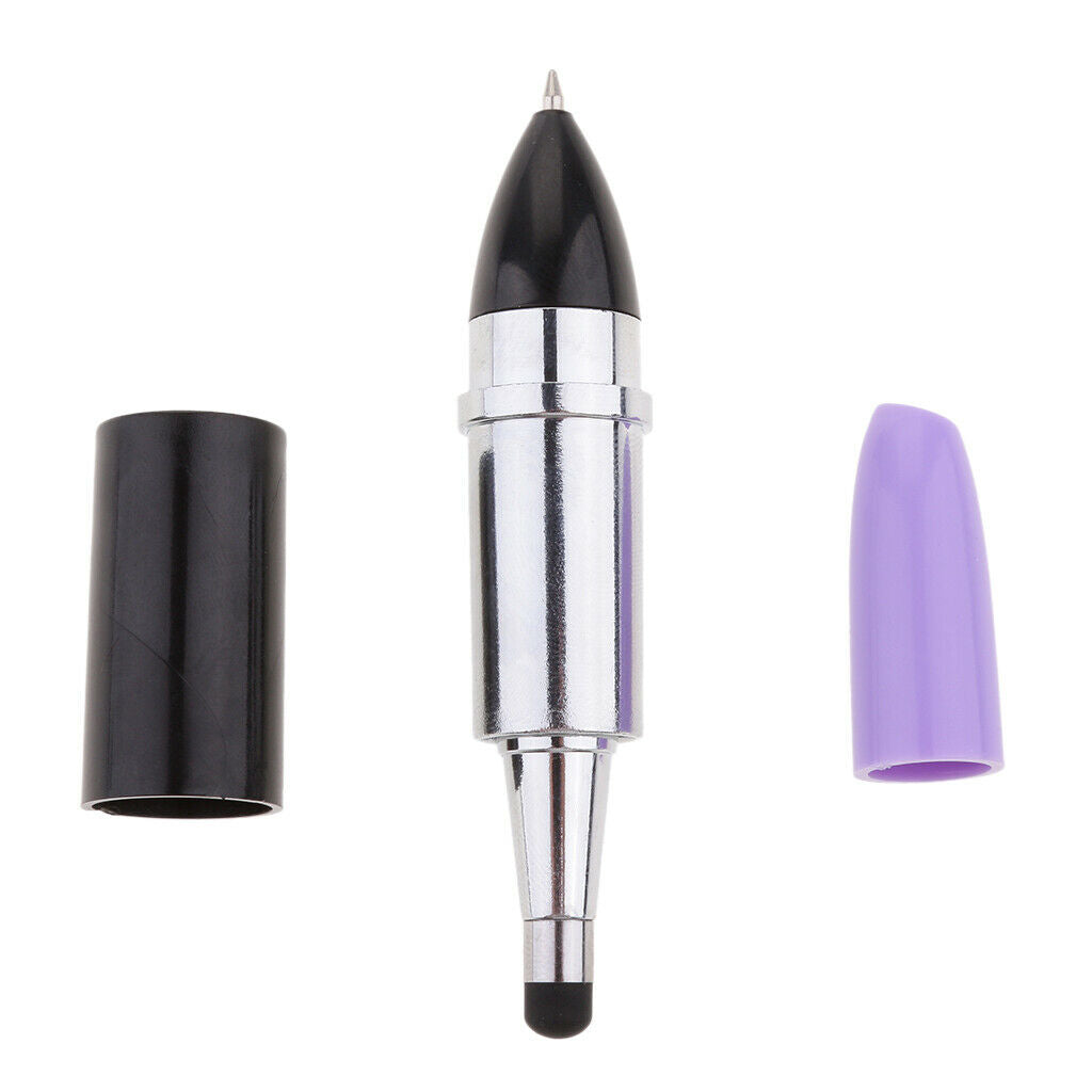 2 in 1 Touch Screen Stylus Pen Write on LCD Touch Screen and Paper, Purple
