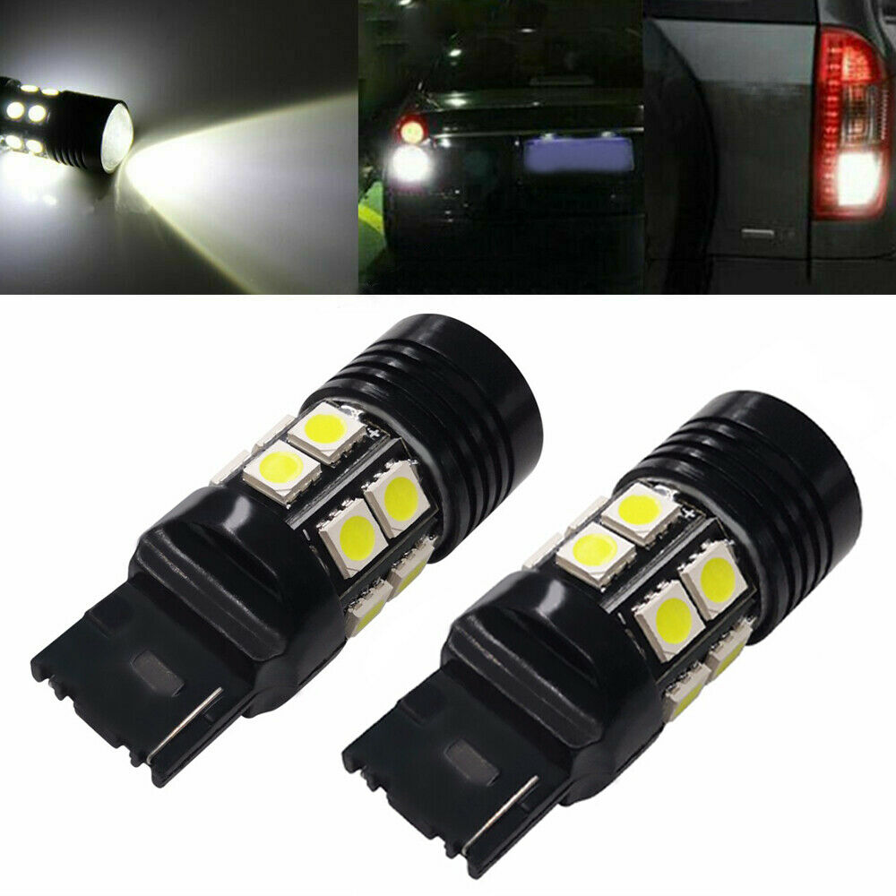 2x  Xeon White 7440 LED Bulbs 5050 12V Back up Reverse Light