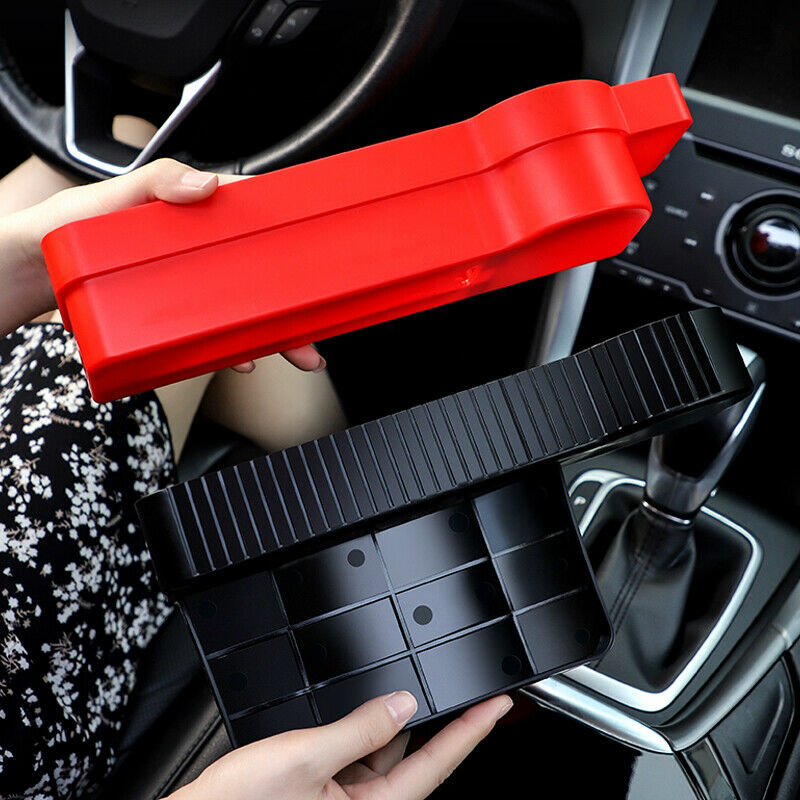 2PCS Universal Car Seat Slot Storage Box Consoles Organizer Phone ABS Cup Holder